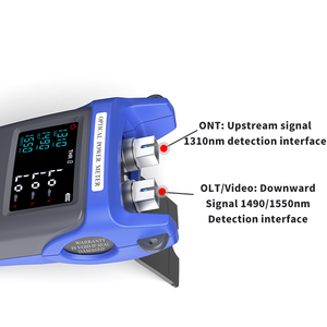 D1A PON Power Meter Fiber Tester with Visual Laser Source 1310/1550nm VFL OPM Multimeter POE RJ45 P1 - Product Image 5
