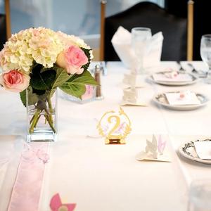 Decoradores de pasteles de cumpleaños, soporte de acrílico para números de pastel, placa con número de mesa - Product Image 6