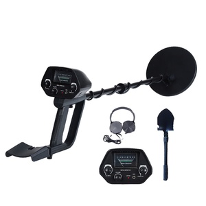 Détecteur de métaux avec bobine de recherche de 25 cm, tige réglable, écran numérique, noir, pour adultes, utilisation en extérieur - Product Image 3