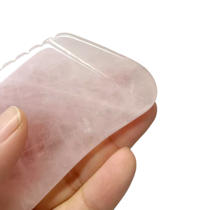 เครื่องมือกัวซาคริสตัลโรสควอตซ์พร้อมหวีสำหรับนวดหน้า ต่อต้านริ้วรอย บำรุงผิว ช่วยระบายน้ำเหลือง - Product Image 6