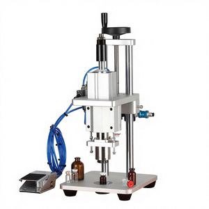 Máquina Etiquetadora de Botellas Redondas Pequeñas para Reactivos, Manual, Horizontal, de Escritorio, JS, de Nuevo Diseño, Fácil de Operar, para Botellas de Plástico y Vidrio - Product Image 1