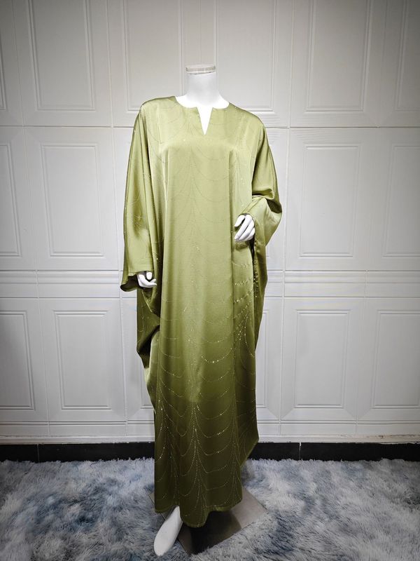 Women s ODM Modest Satin Abaya