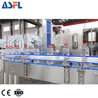 Máquina de Llenado por Gravedad de Botellas de Agua Mineral Monobloque de Bajo Costo CGF18-18-6 4000-6000BPH 250ml 500ml 1500ml con Control PLC