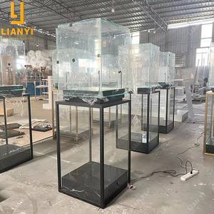 ตู้โชว์เครื่องประดับไฟ LED หินอ่อนแบบตั้งได้ทันสมัยตู้โชว์เครื่องประดับกระจกแบบสั่งทำ - Product Image 2