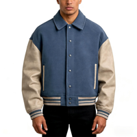 Veste universitaire décontractée pour homme, imperméable, coupe-vent, en toile fine, coupe ample, fermeture éclair, manches longues, couleur unie, vêtement d'extérieur