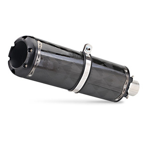 Silenciador de <span class=keywords><strong>escape</strong></span> Universal de fibra de carbono <span class=keywords><strong>para</strong></span> motocicleta de 51MM <span class=keywords><strong>para</strong></span> ZX10R GSX750 <span class=keywords><strong>ER6N</strong></span> CBR500 K8 K6 NINJIA250 400 NMAX PCX - Product Image 1