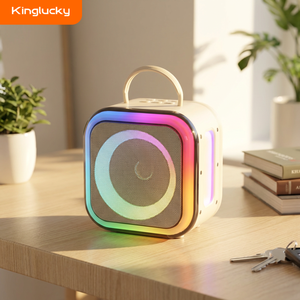 Altavoz Estéreo para Exteriores K89 <span class=keywords><strong>con</strong></span> Iluminación LED RGB, Recargable, para Fiestas, Karaoke Privado, Micrófonos Inalámbricos - Product Image 1