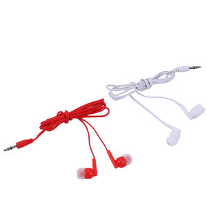 <span class=keywords><strong>Écouteur</strong></span>s filaires intra-auriculaires jetables bon marché promotionnels 2023 pour les compagnies aériennes <span class=keywords><strong>avec</strong></span> réduction de bruit IPX-6 étanche - Product Image 1