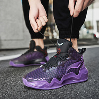 Chaussures de basket-ball de sport décontractées, vente en gros, taille 36 à 45, maille en caoutchouc, cuir synthétique, Logo personnalisé accepté, 1 paire