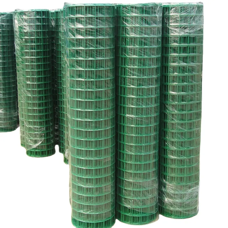 Galvanized or PVC Coated Aviary Mesh Black Chicken Coop Mesh Welded Wire Mesh Roll