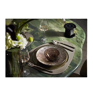 El <span class=keywords><strong>mago</strong></span> de Oz, losa de mármol pulido verde Natural, mesa de escritorio para sala de estar, Banco de cocina, encimera, tocador de baño - Product Image 1