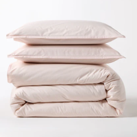 Taies d'oreiller rectangulaires tissées modernes personnalisées en Percale pour la maison, les hôtels et les hôpitaux