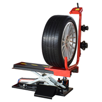 Ascenseur automatique de pneu de levage d'équilibreuse de roue fonctionnant pour la machine d'équilibreuse de roue