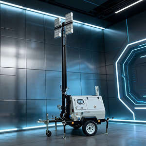 Torre <span class=keywords><strong>de</strong></span> Iluminación Portátil <span class=keywords><strong>de</strong></span> Altura Ajustable - Alta Luminosidad y Resistente |   Campos <span class=keywords><strong>de</strong></span> Fútbol y Estadios - Product Image 1