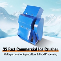 Commerciële 3s Instant Ice Crusher met 4 verstelbare ijstexturen voor de verwerking van zeevruchten, fruit en groenten