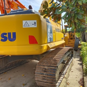 Excavadora de orugas Komatsu de 24 toneladas Original de Japón de alta eficiencia, precio barato, motor, equipo de construcción de segunda mano - Product Image 5