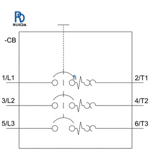 เบรกเกอร์ป้องกันมอเตอร์อุตสาหกรรมพลาสติก 3RV2011-1HA10 ใหม่เอี่ยม 3P 100kA 8A มีสินค้าในคลัง - Product Image 5