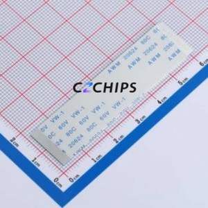 JS05A-30P-060-3-4 FFC Cable (Flexible Flat Cable) P=0.5mm Connector 30P 0.5mm 0.3mm Non-Inverting - Product Image 1