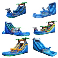 Toboggan aquatique gonflable en PVC résistant pour adultes, qualité commerciale, intérieur/extérieur, événements festifs, école, enfants, adultes