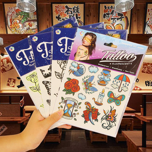 Autocollants de tatouage temporaire en forme de papillon, imperméables, respirants, non toxiques, pour hommes, femmes, enfants, cadeau de fête - Product Image 1
