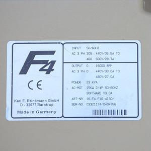 16.F4.F1G-4I30 15KW 16F4F1G-4I30 16.F4.F1G-4I30 16.F4.F1G-4I30 15KW 16F4F1G-4I30 16.F4.F1G-4I30 - Product Image 4