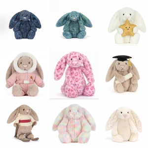 <span class=keywords><strong>Peluche</strong></span> de la Serie Jelly Cat Rabbit Gold Label Floral, Caja de Regalo para Pascua o Cumpleaños, <span class=keywords><strong>Peluche</strong></span> de 31-50 cm - Product Image 2