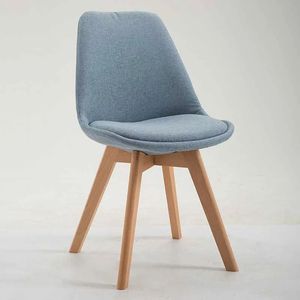 2023 Modern Design Home Furniture Living Room <b>Tulip</b> Dessert Upholstered Fabric Dining <b>Chair</b> - Product Image 3