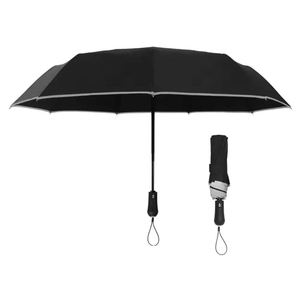 Parapluie pliant entièrement automatique personnalisé avec logo, lampe torche LED intégrée, vente en gros pour fabricants, modèle unique très demandé pour voiture - Product Image 3