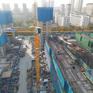 Grue à tour à flèche plate sans cabine DAHAN QTZ125(6015) 8 tonnes, hauteur maximale de 200 m, moment de levage de 125 t.m, construction lourde - Product Image 2