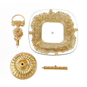 Phòng khách gia đình với khay trái cây hai tầng theo phong cách Châu Âu sang trọng - Product Image 5