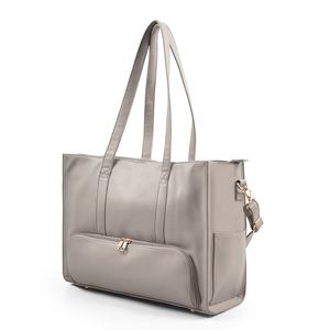 Bolso de mano de cuero PU de alta calidad <span class=keywords><strong>para</strong></span> mamá, bolso de mano grande multifuncional <span class=keywords><strong>para</strong></span> viaje, Asa de pañ<span class=keywords><strong>al</strong></span>, portátil de moda - Product Image 3