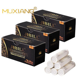 मुक्सीयांग हमें मुक्त शिपिंग 50 पीसी 7 मिमी कार्बन धूम्रपान फिल्टर सिरेमिक कैप के साथ पर्यावरण के अनुकूल सक्रिय कार्बन फिल्टर - Product Image 2