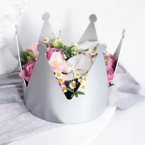 最新玫瑰礼品盒防水情人节豪华创意女王皇冠花盒
