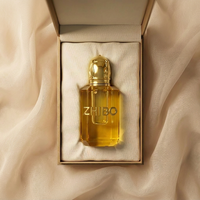 Flacon d'essence en verre cristal de luxe 12 ml, rechargeable, avec bouchon à vis, emballage cosmétique