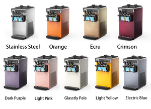 2025新款不锈钢商用冰淇淋机软自动3味2 + 1预冷更便宜出售中国制造 - Product Image 4