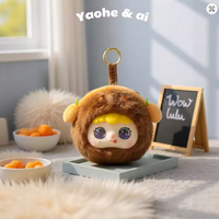 Interaktive KI-Plüschpuppe mit Cartoon-Charakter, Wiederaufladbares Sprechendes Stofftier, Taschenanhänger, Kinderspielzeug-Geschenk