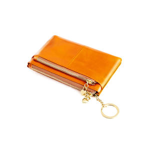 Andong <b>Women</b> Coin Purse Genuine Cow Leather Smooth Elegant Short <b>Wallet</b> Card Key Holder <b>Small</b> <b>Wallets</b> Purses Female - Product Image 6