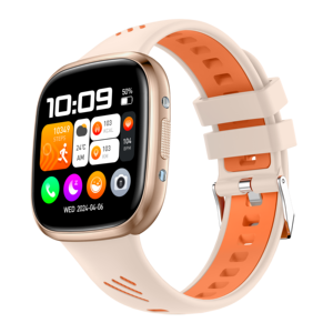 Montre connectée intelligente carrée IPS HT31, très vendue, avec suivi de la santé et du fitness, écran de 1,72 pouce, lampe de poche, compatible Android - Product Image 1