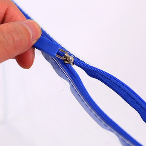 Phong Bì Kéo Khóa Kéo Bằng Nhựa Poly A4 A5 A6 Trong Suốt Chống Nước Tùy Chỉnh Túi Đựng Hồ Sơ Được May Bằng PVC - Product Image 3