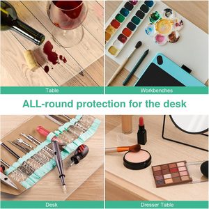 Alfombrilla transparente para escritorio, alfombrilla transparente Extra grande para escritorio de ordenador, Protector de escritorio de plástico, alfombrilla de escritura de PVC, Mantel Individual impermeable para mesa - Product Image 4