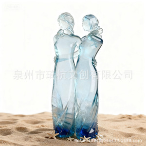 Escultura de resina de las Tres Hermanas, figura artística para regalo de amistad, decoración navideña - Product Image 4