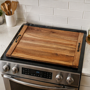 Tagliere Grande in Legno di Acacia con Coperchio, Vassoio per Noodle e Salumi, Ideale per Piano Cottura a Gas e Bancone Cucina - Vendita all'Ingrosso - Product Image 5