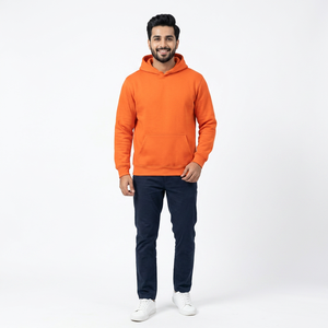 Sudadera con Capucha Unisex Blanca con Logotipo Personalizado Bordado e Impreso, Ropa Urbana para Hombre, en Existencia - Product Image 1