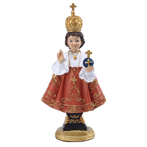 11 pouces Catholique Infant Jésus de <span class=keywords><strong>Prague</strong></span> Statue Résine Jésus Sculpture Décoration Infantile Jésus de <span class=keywords><strong>Prague</strong></span> Figurine Cadeau Religieux - Product Image 1