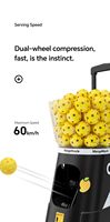 Lanceur de balles de pickleball Mango Pro : Idéal pour l'entraînement quotidien, convivial pour les débutants pour améliorer le contrôle des balles