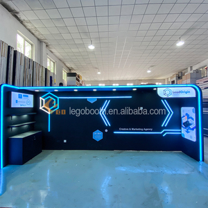 Diy Zelfopstelling Draagbare Lichtgewicht Aluminium Frame 20X20 10X10 10X20 Aangepaste Gepersonaliseerde Tentoonstellingscabine Voor Beurzen - Product Image 1