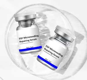 Serum label pribadi Meso, ampul Anti Penuaan memperbaiki peptida Serum asam Hyaluronic untuk Microneedling