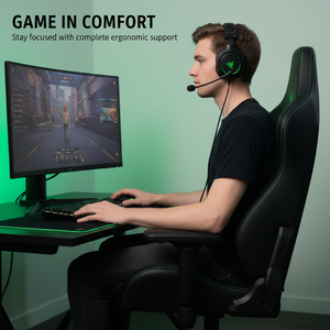 Sedia da Gaming Razer Ergonomica Girevole per <span class=keywords><strong>Ufficio</strong></span> e Casa con Schienale Alto Reclinabile, Altezza e Braccioli Regolabili - Product Image 6