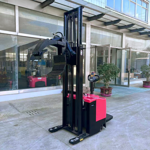 Equipo de manejo de rollos 1000kg Capacidad 2,5 m Altura de elevación <span class=keywords><strong>Material</strong></span> Elevador de rollos Apilador eléctrico con abrazadera de rollo de papel - Product Image 6