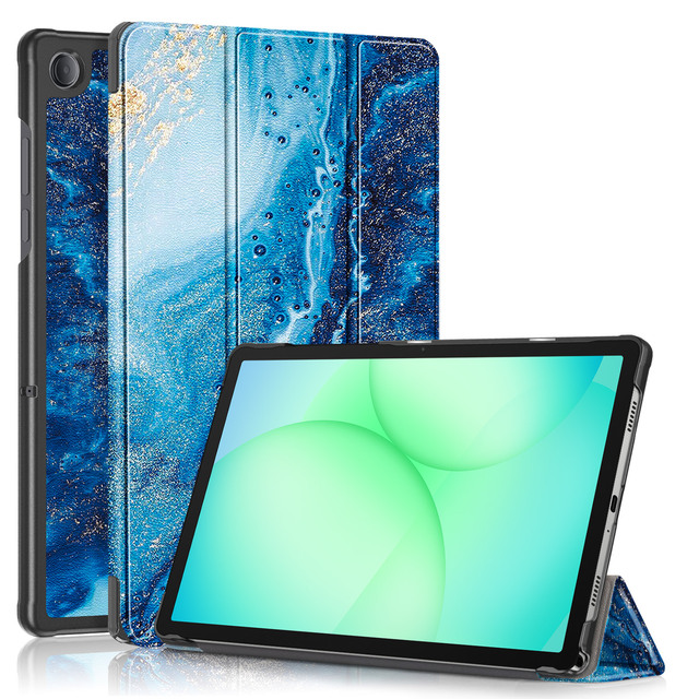 case for samsung galaxy Tab A11 PLUS 11 Inch SM-X230/A9 Plus 11 Inch 2023 Flip Tri-fold Stand Tablet Smart Cover Pattern